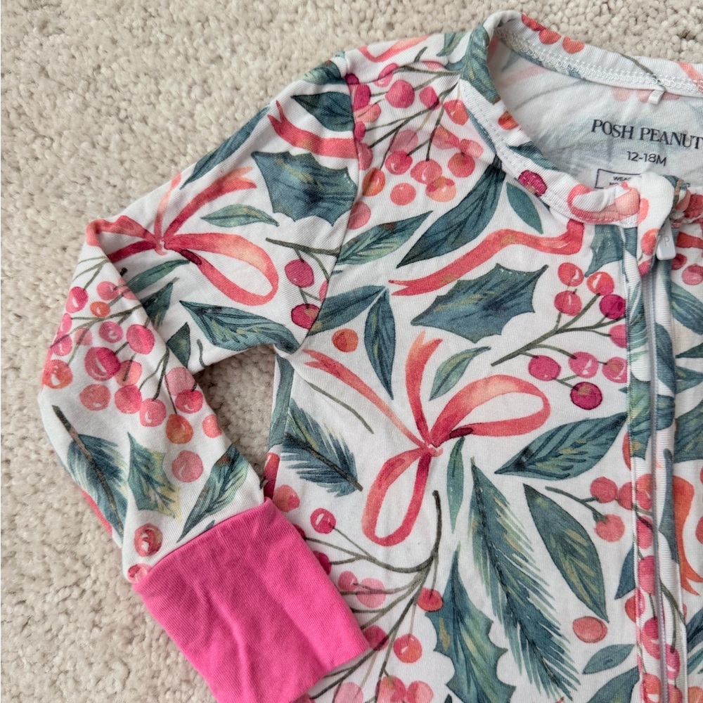 Posh Peanut Holiday Bow Convertible One Piece - Picture 4 of 12